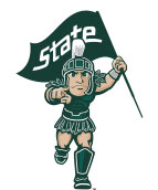 sparty flag logo